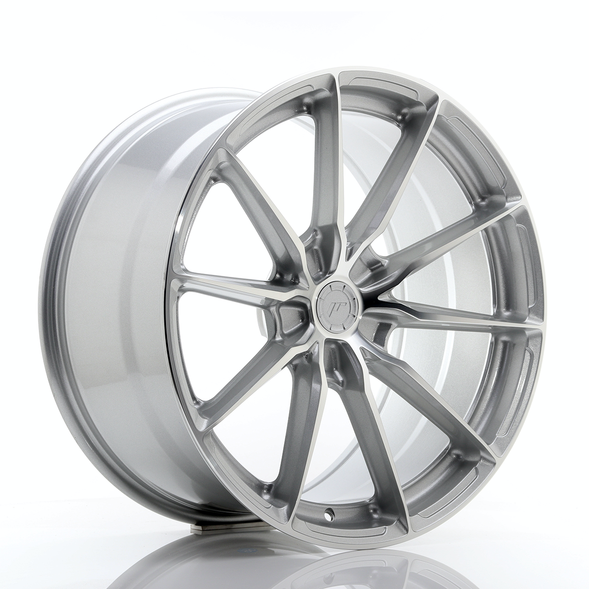 Japan Racing JR37 20x10 ET20-45 Custom Silver Machined Face
