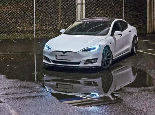 Tesla Model S - Sidokjolar/Sidediffusors ABS Plast