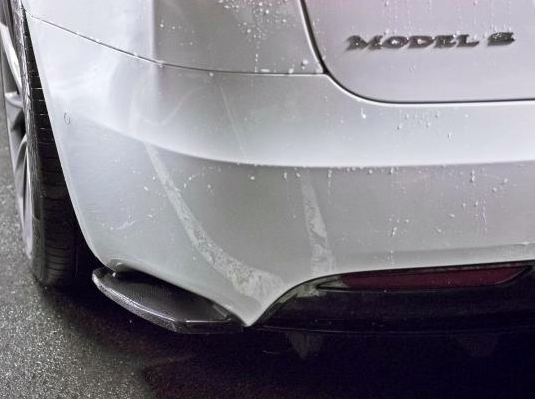 Tesla Model S - Canards & Diffusor ABS Plast - 3