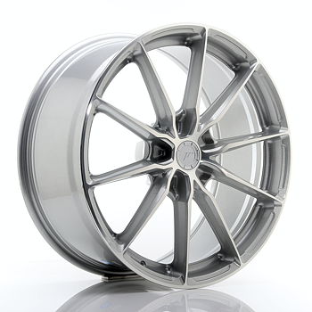 Japan Racing JR37 20x9 ET20-45 Custom Silver Machined Face