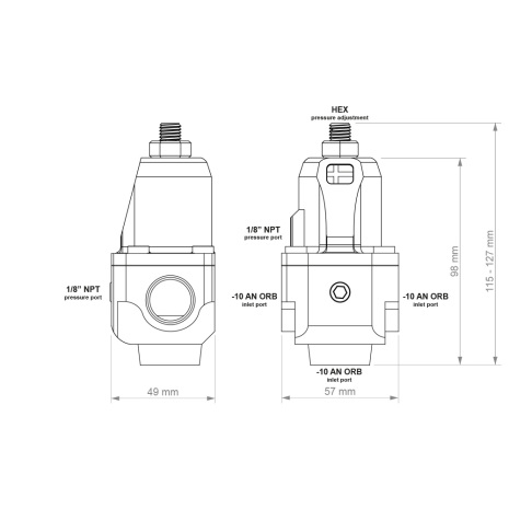 Nuke - Bränsletrycksregulator FPR100x - 5