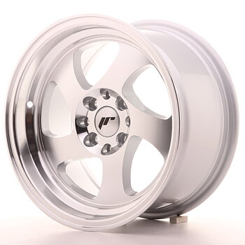 Japan Racing JR15 15x8 ET20 4x100/108 Silver Machined Face