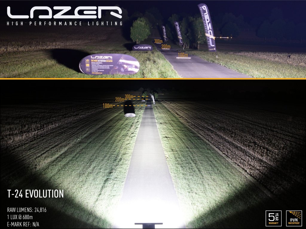 Lazer LED-ramp T24 Evolution - 1004 mm - 24816 lumen - 9