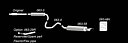TA Technix cat-back Saab 9-3 YS3D Aero version I 2.0T facelift – 70x140 mm