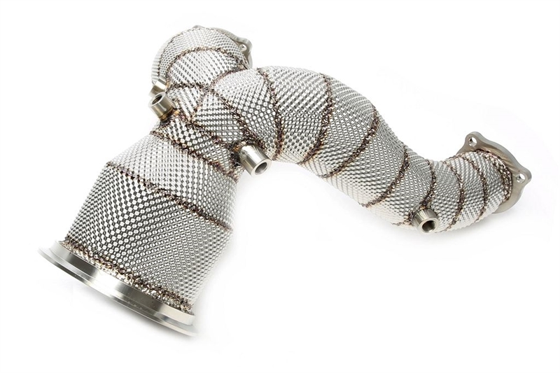 TA Technix downpipe Audi S4/S5 B9/F5 3.0 354 hk – 200-cells katalysator och värmesköld
