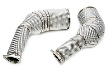 TA Technix downpipe Audi RS6 C8/RS7 4KA – 200-cells katalysator och värmesköld