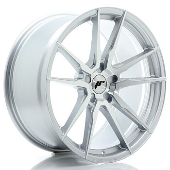 JR Wheels JR21 20x10 ET40 5x120 Silver Machined