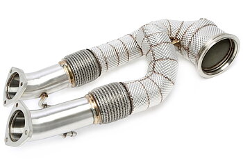 TA Technix downpipe Audi TT RS 8J/RS3 8P/RS Q3 8U – katalysator och värmesköld