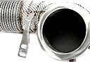 TA Technix downpipe BMW 760i G70/X5/X6/X7 M60i S68 – katalysator och värmesköld