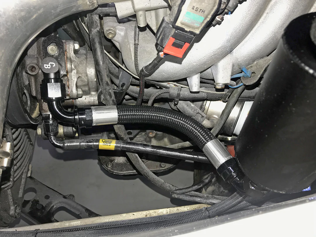 Chase Bays - Servopumpsanslutning -10AN Adapter - Toyota 1JZ | 2JZ  - 5