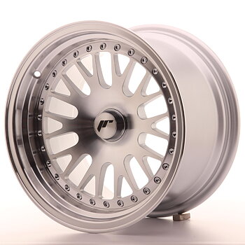 Japan Racing JR10 15x9 ET0-20 Custom Silver Machined Face