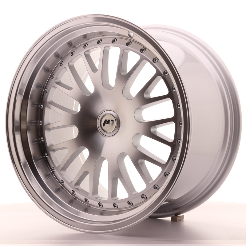 Japan Racing JR10 19x11 ET15-30 Custom Silver Machined Face