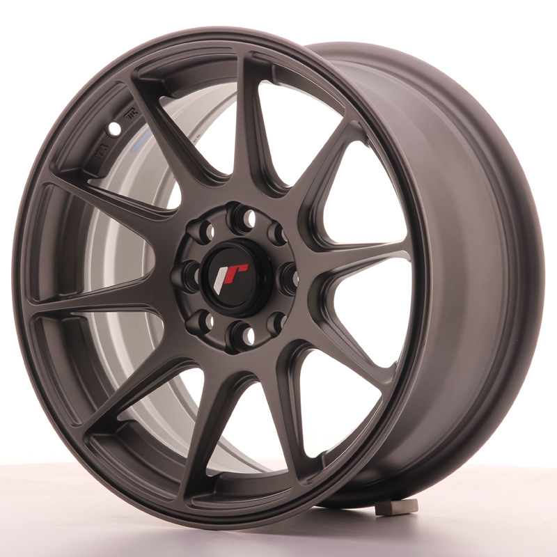 Japan Racing JR11 15x7 ET30 4x100/108 Matt Gun Met