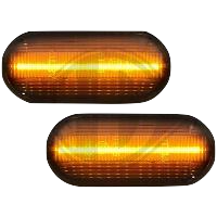Blinkers LED - Designblinkers mörktonade