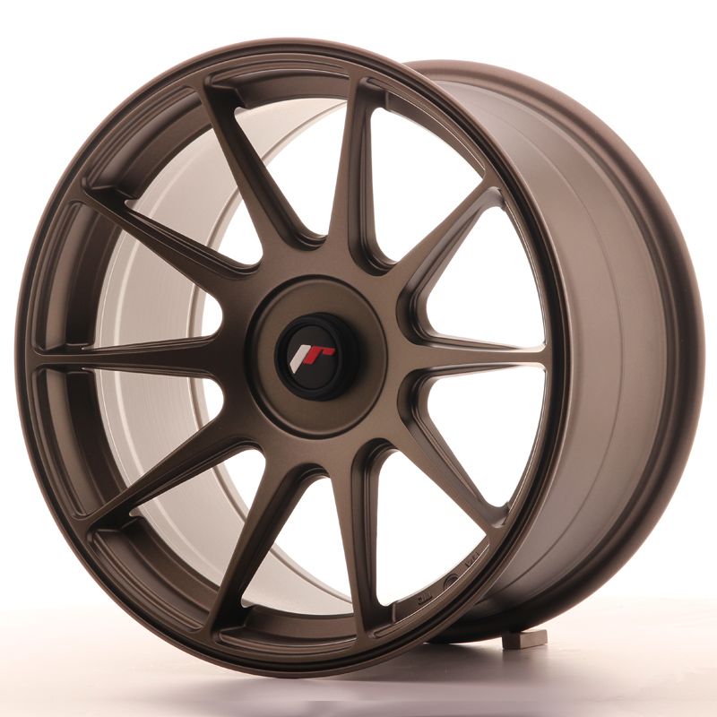 Japan Racing JR11 17x9 ET25-35 Custom Matt Bronze