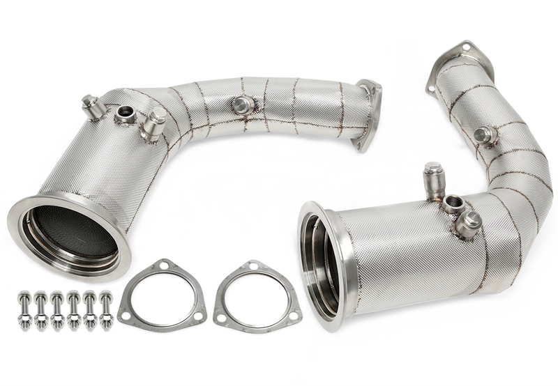 TA Technix downpipe Audi RS Q8/Lamborghini Urus – katalysator, värmesköld och OPF