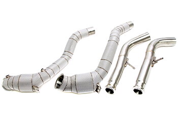 TA Technix downpipe Mercedes G500/G63 W463A – katalysator och värmesköld
