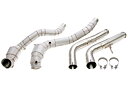 TA Technix downpipe Mercedes G500/G63 W463A – katalysator och värmesköld