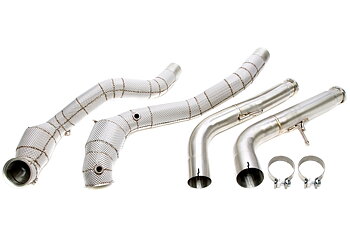 TA Technix downpipe Mercedes G500/G63 W463A – katalysator och värmesköld