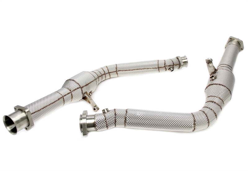 TA Technix downpipe Mercedes-AMG G63 W463 M157 – katalysator och värmesköld - 2
