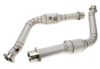 TA Technix downpipe Mercedes-AMG G63 W463 M157 – katalysator och värmesköld