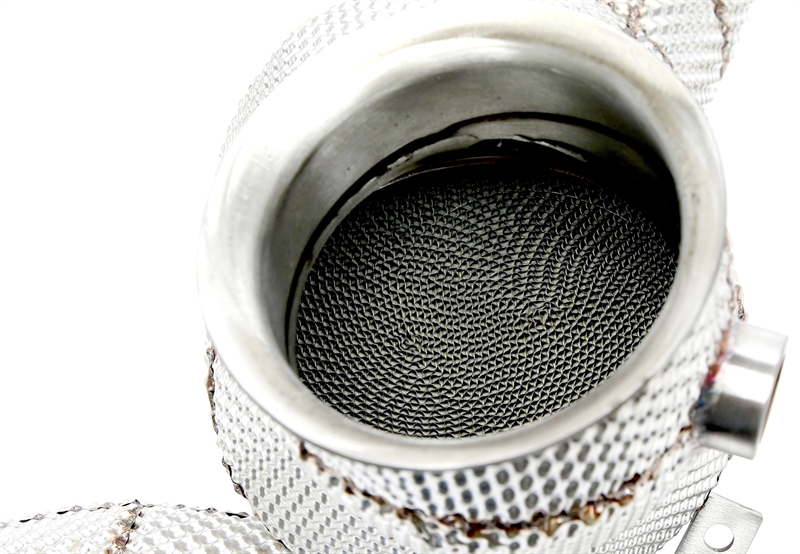 TA Technix downpipe Mercedes-AMG GT C190/R190 M178 – katalysator och värmesköld - 3