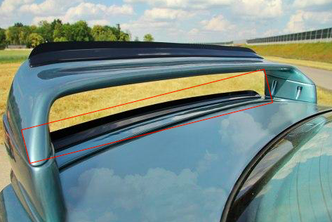 BMW E36 - Undre Spoiler till GT-Vinge - 2