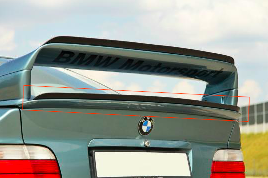 BMW E36 - Undre Spoiler till GT-Vinge