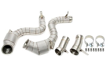 TA Technix downpipe Mercedes-AMG S63 W222 M177 – katalysator och värmesköld