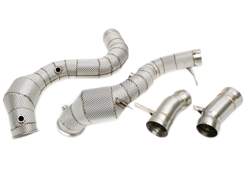 TA Technix downpipe Mercedes-AMG S63 W222 M177 – katalysator och värmesköld - 2
