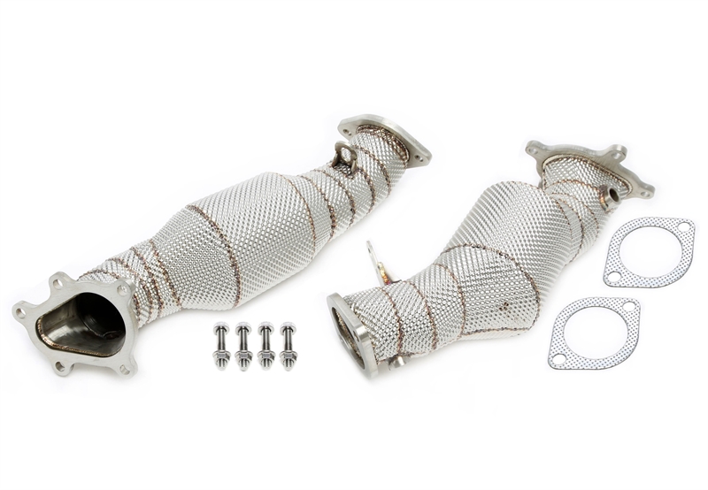 TA Technix downpipe Nissan GT-R R35 – katalysator och värmesköld