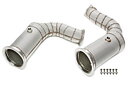 TA Technix downpipe Porsche Cayenne Turbo 9YA – 200-cells katalysator och värmesköld