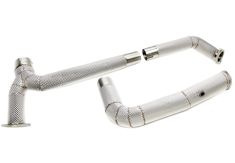 TA Technix downpipe Porsche 718 Boxster/Cayman 982 – värmesköld, utan katalysator - 2