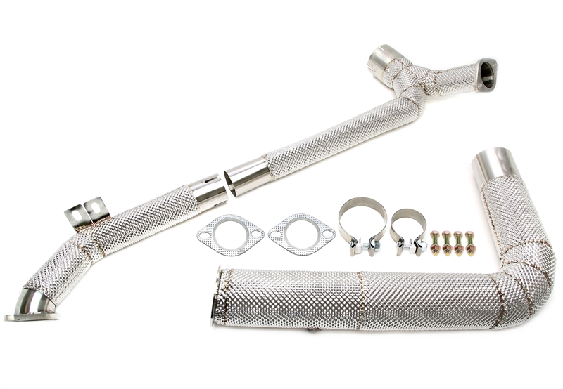 TA Technix downpipe Porsche 718 Boxster/Cayman 982 – värmesköld, utan katalysator