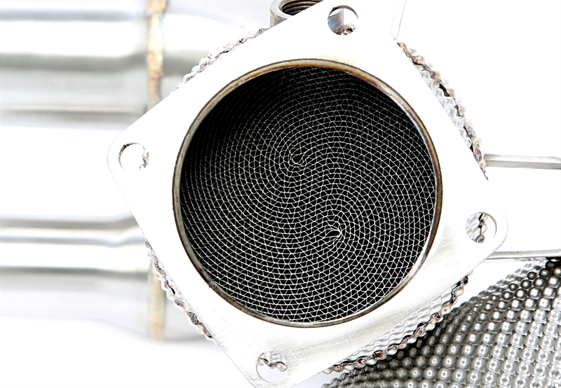 TA Technix downpipe Porsche 911 Carrera/S 991.2 – katalysator och värmesköld - 3