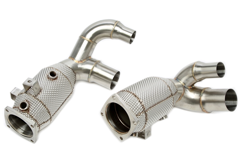 TA Technix downpipe Porsche 911 Carrera/S 991.2 – katalysator och värmesköld