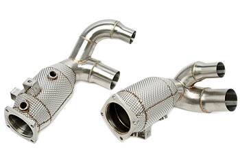 TA Technix downpipe Porsche 911 Carrera/S 991.2 – katalysator och värmesköld