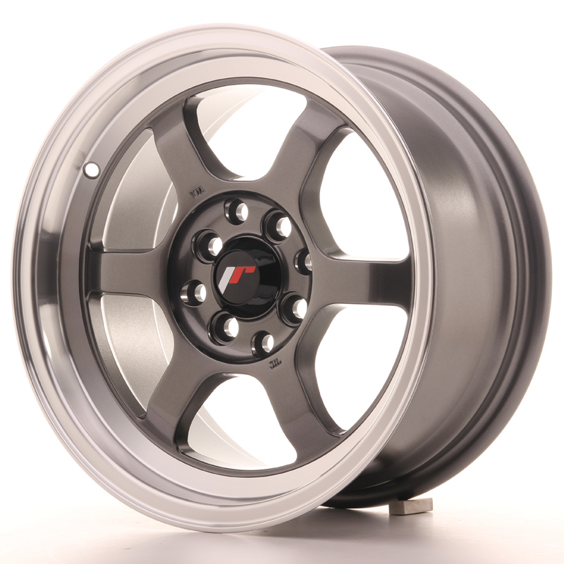 Japan Racing JR12 15x7,5 ET26 4x100/114,3 Gun Metal w/Machined Lip