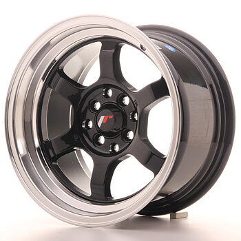 Japan Racing JR12 15x8,5 ET13 4x100/114,3 Gloss Black w/Machined Lip
