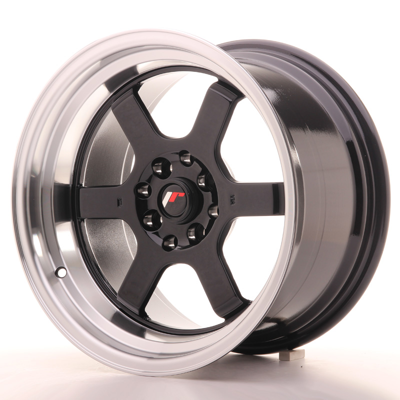 Japan Racing JR12 16x9 ET10 4x100/114,3 Gloss Black w/Machined Lip