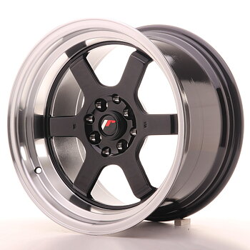 Japan Racing JR12 16x9 ET10 4x100/114,3 Gloss Black w/Machined Lip