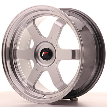 Japan Racing JR12 17x8 ET35 Custom Hyper Silver w/Machined Lip