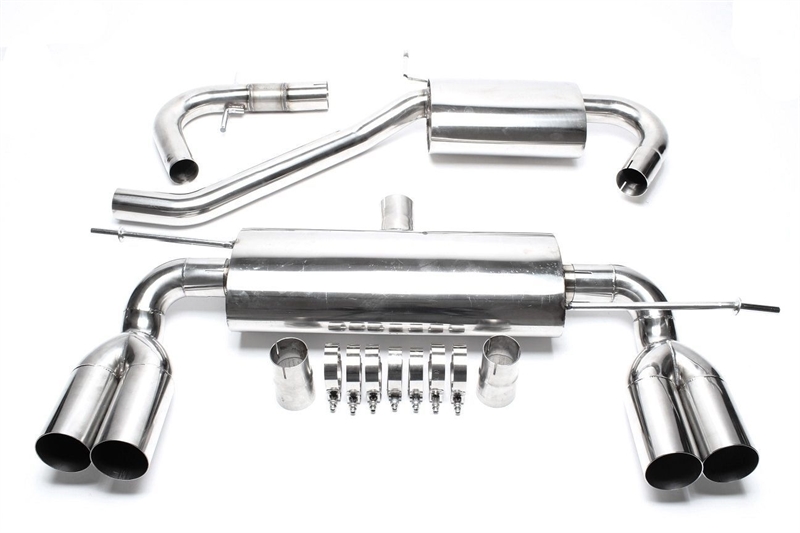 TA Technix avgassystem VW Golf V/Golf Plus/Audi A3 8P – duplex 2×76 mm per sida