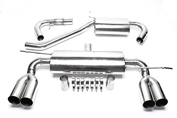TA Technix avgassystem VW Golf V/Golf Plus/Audi A3 8P – duplex 2×76 mm per sida
