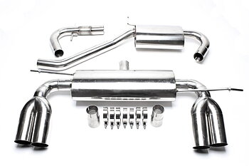 TA Technix avgassystem VW Golf V/Golf Plus/Audi A3 8P – duplex 2×76 mm per sida
