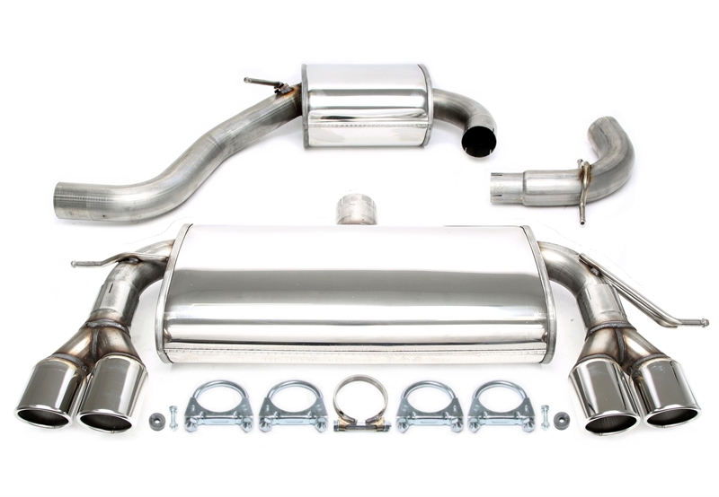 TA Technix avgassystem Audi A3 Sportback 8P 2.0 TFSI – duplex 2×80 mm