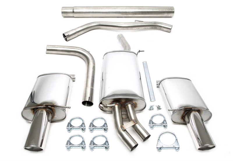 TA Technix avgassystem Audi A4 B6 1.8T – duplex 100 mm