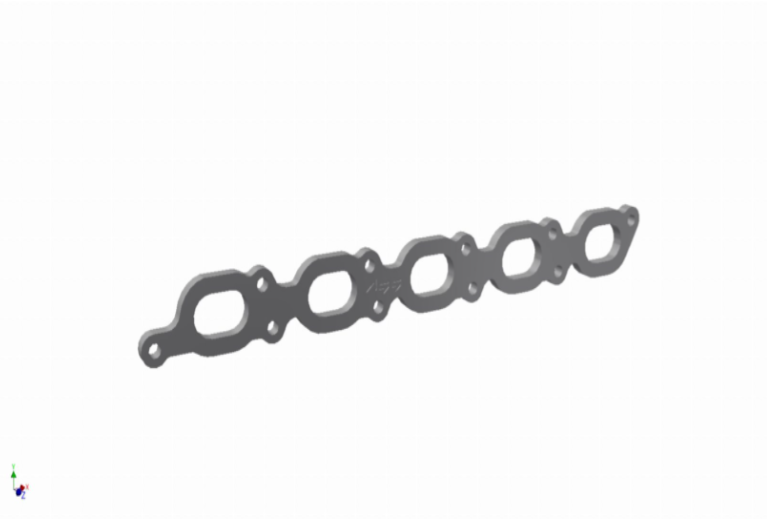 Avgasfläns Volvo Vitmotor 5:a - 10mm