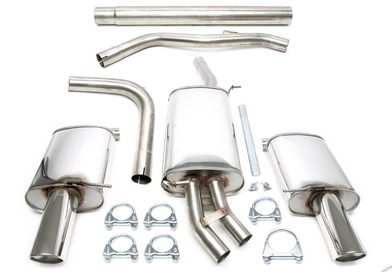 TA Technix avgassystem Audi A4 B7 1.8T/2.0 TFSI – duplex 100 mm