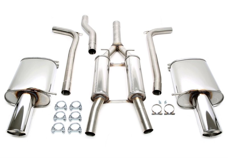 TA Technix avgassystem Audi A4 B7 1.8T/2.0 TFSI Quattro – duplex 100 mm